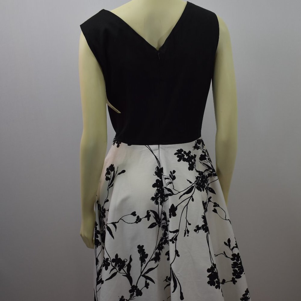 GRACE KARIN BLACK & WHITE‎ FIT AND FLARE DRESS XL - Picture 7 of 7